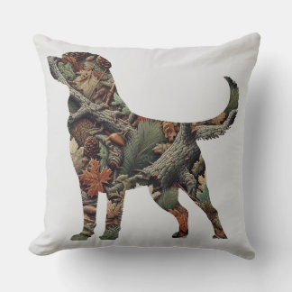 Labrador Sierkussen met camouflage
