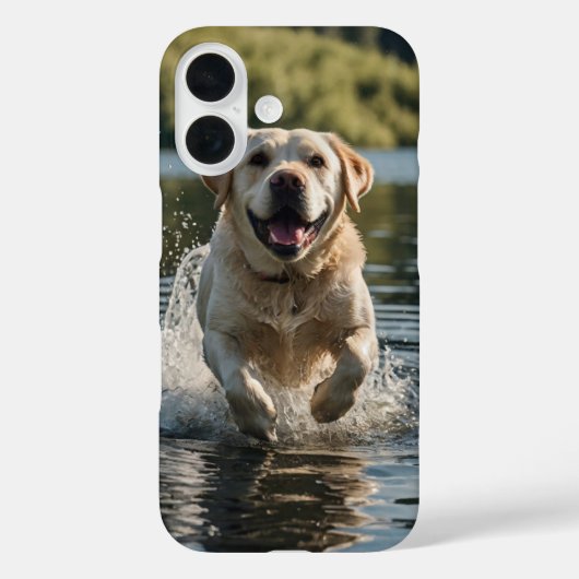 labrador splash Case-Mate iPhone case (Achterkant)