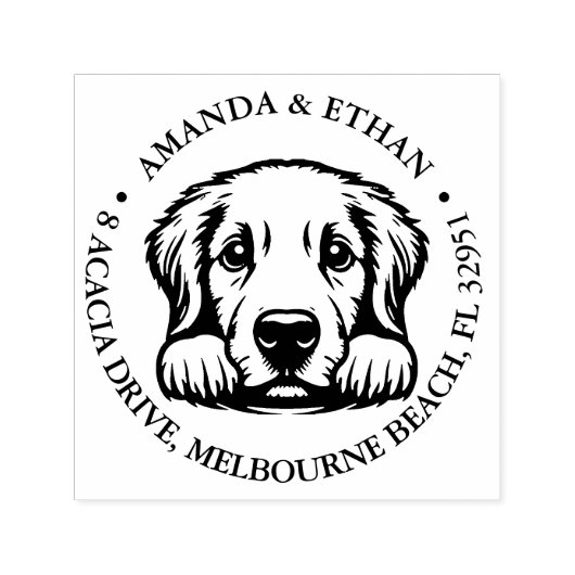 Labrador thema  zelfinktende stempel (Design)