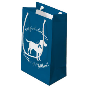 Labrador Theme - Dog Baby shower Blue Lab Klein Cadeauzakje