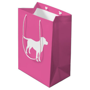 Labrador Theme Dog Baby shower Pink Lab Medium Cadeauzakje