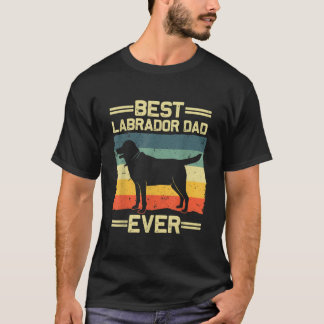 Labrador Voor Papa Zwarte Lab Yellow Labrador Retr T-shirt