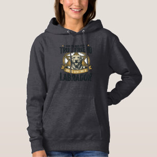 Labrador Ware Vriend Vintage Hondenliefhebber Desi Hoodie