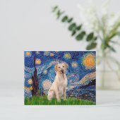 Labrador (Y7) - Sterrennacht Briefkaart (Staand voorkant)