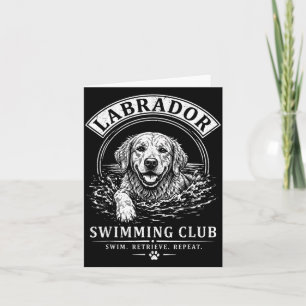 Labrador Zwemclub Zwemmen Opvissen Herhalen Hond Kaart