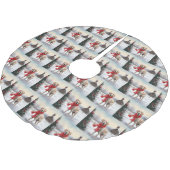 Labradorhond in Sneeuw Kerstmis Kerstboom Rok (Gekanteld)