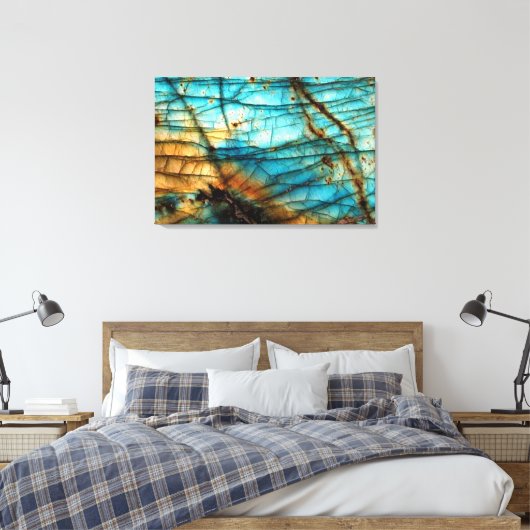 Labradorite Canvas Afdruk (Insitu (Slaapkamer))