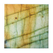 Labradorite Gemstone Crystal Macro Abstract Tegeltje (Voorkant)