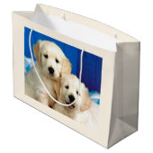 Labradorpups Groot Cadeauzakje (Achterkant Gekanteld)