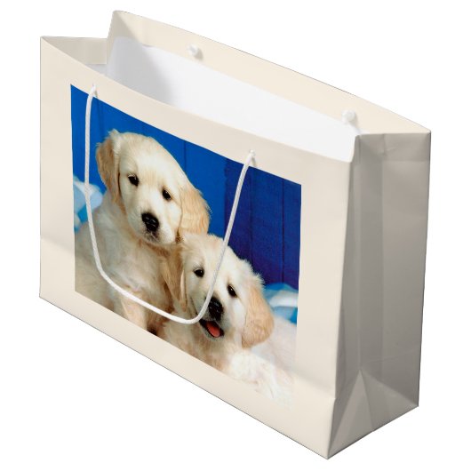 Labradorpups Groot Cadeauzakje (Voorkant Gekanteld)