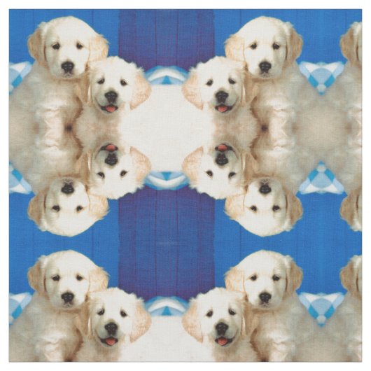 Labradorpups Stof (Swatch)
