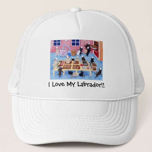 Labradors Bakery Trucker Pet (Voorkant)