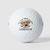 Labradors en golfballen (Voorkant)