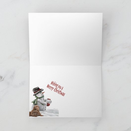Labradors une Fun Day Sledding Cartes (Intérieur)