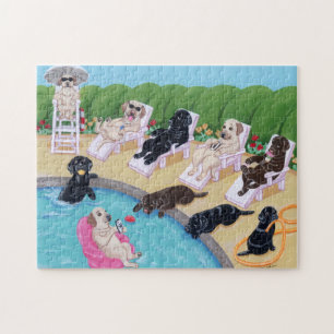 Labradors voor pools legpuzzel