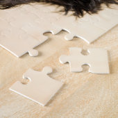 Labraoodle black jigsaw puzzle (Côté)