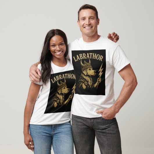 LABRATHOR Labrador Norse Warrior T-Shirt (Unisex)