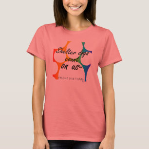 l'abri poursuit le T-shirt