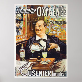 L'Absinthe Cusenier Poster