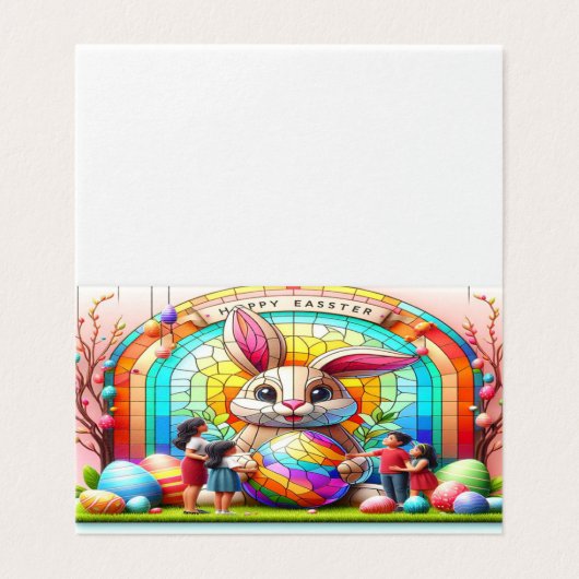 L'Abstrait Verre De Tige De Pâques (Outside Unfolded)