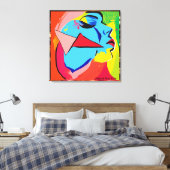 L'Abstraite toile étirée Muse (Insitu(Chambre))