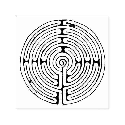 Labyrint 1,5" x 1,5" stempel (Design)