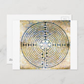 labyrint briefkaart (Voorkant / Achterkant)