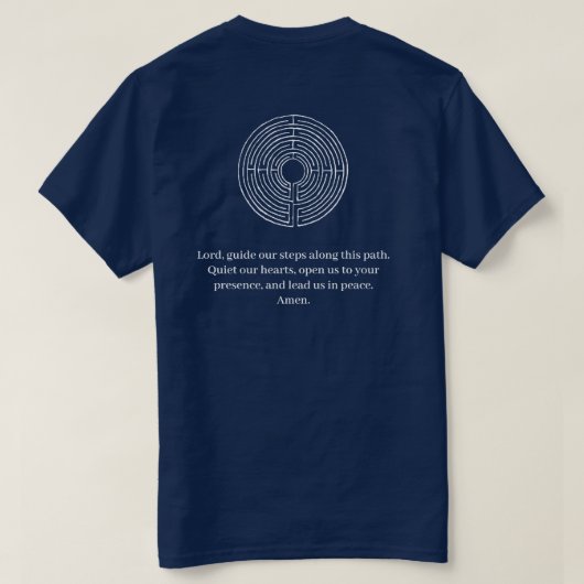 Labyrint geïnspireerd T-shirt (Design achterkant)