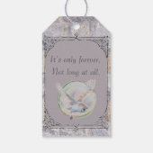 Labyrint: het is de enige eeuwige bruiloftsuil cadeaulabel (Achterkant)