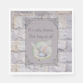 Labyrint: het is de enige eeuwige bruiloftsuil servet