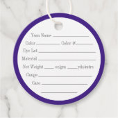 LABYRINT MOZAÏEK 2" Ronde garen Labels (Voorkant)