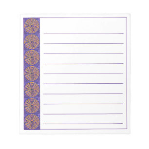 LABYRINT MOZAÏEK 5.5x6 Notitieblok + Lijnen