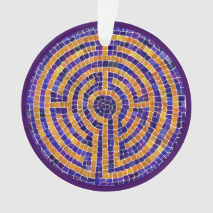 LABYRINT MOZAÏEK Acryl Cirkel Ornament