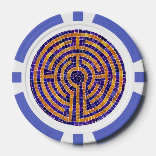 LABYRINT MOZAÏEK Poker Chips (Voorkant)