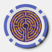 LABYRINT MOZAÏEK Poker Chips (Achterkant)