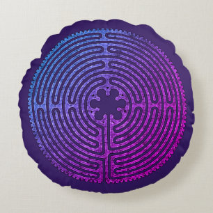 labyrint rond kussen