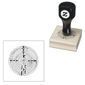 Labyrint rubberstempel rubberstempel (Gestempeld)