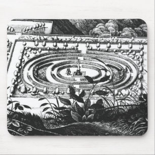 Labyrinth at Heidelberg, Hortus Palatinus (gravi) Muismat