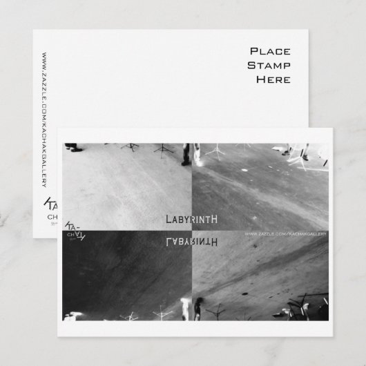 LABYRINTH - CARTES POST (Devant / Derrière)