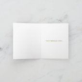 Labyrinth Cirkel Pattern Note Card - Groen Bedankkaart (Binnen)