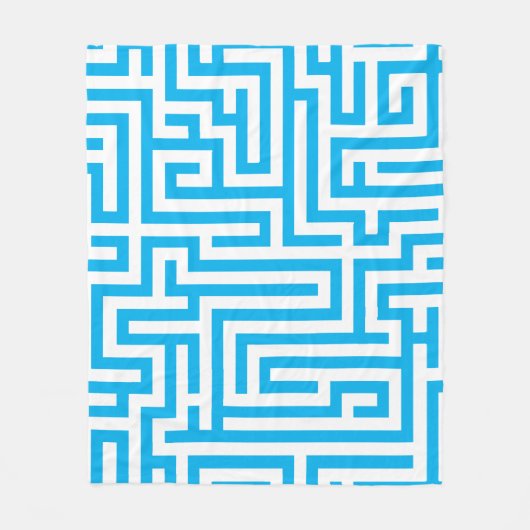 Labyrinth Fleece Deken (Voorkant)