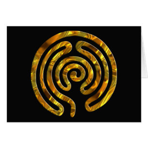 Labyrinth GOLD zwart