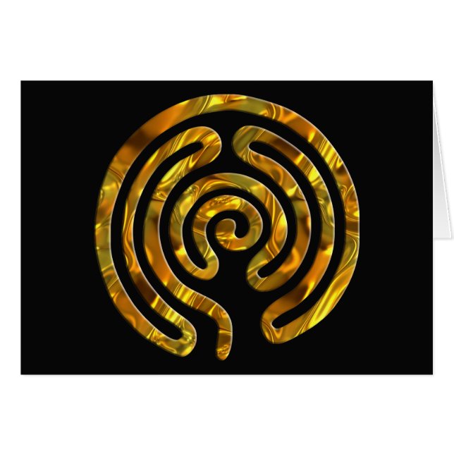 Labyrinth GOLD | zwart (Voorkant Horizontaal)