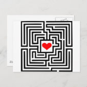 Labyrinth - Heart Briefkaart (Voorkant / Achterkant)