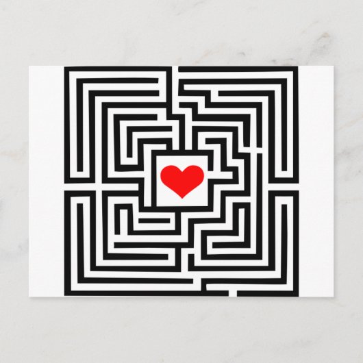 Labyrinth - Heart Briefkaart (Voorkant)