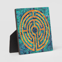 LABYRINTH II 5.25 Vierkante Plaque met Ezel