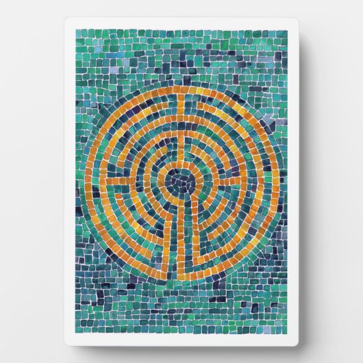 LABYRINTH II 5x7 Plaque à l'Easel - Blanc (Devant)