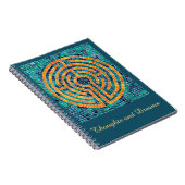 LABYRINTH II 6,5x8,75 Carnet spiral + texte (Côté Droit)