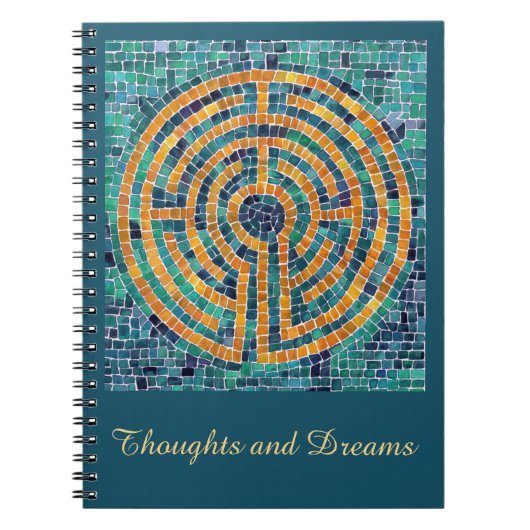 LABYRINTH II 6,5x8,75 Carnet spiral + texte (Devant)