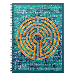 LABYRINTH II 6.5x8.75 Spiraalschriftboek Notitieboek